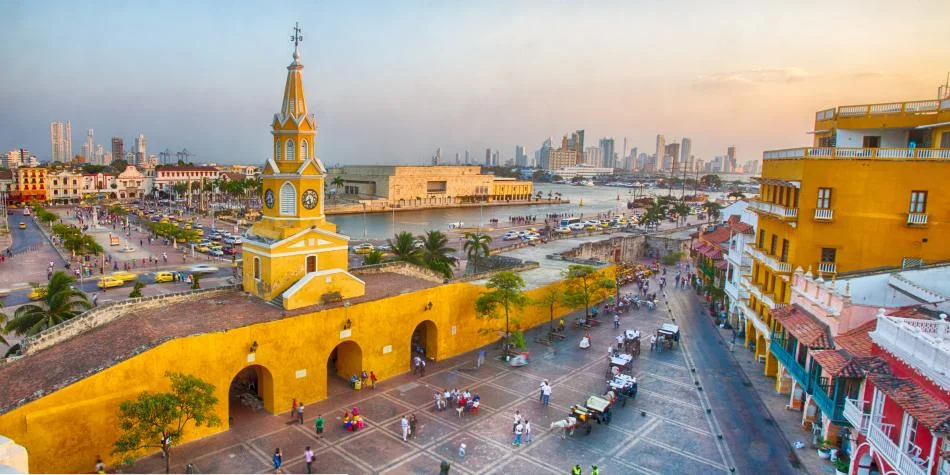 Cartagena, Colombia: ciudad amurallada junto al mar Caribe