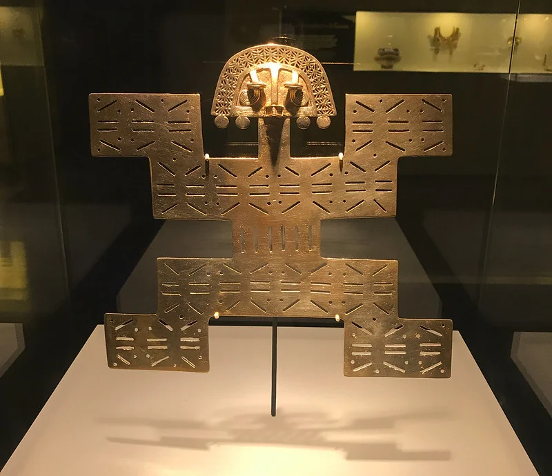 Museo del Oro en Bogotá, Colombia: piezas prehispánicas y salas doradas